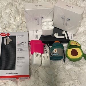 DUAL Air Pod Bundle-a collaboration of tech items-See below